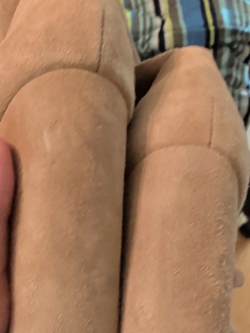 Women's Tall Suede Block Heel Boots - Tan - Picture 11 of 11